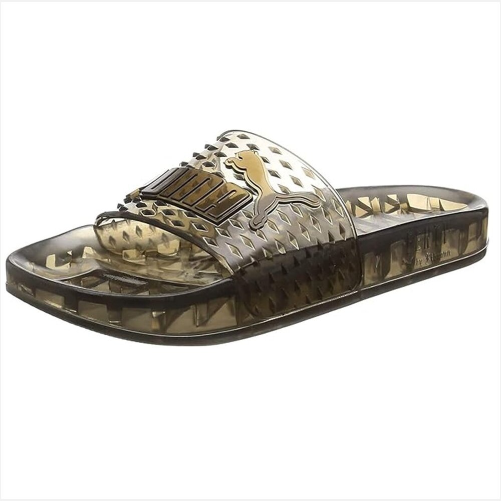 FENTY PUMA x RIHANNA Smokey Gray Jelly Slide Sandals Women US 9.5
